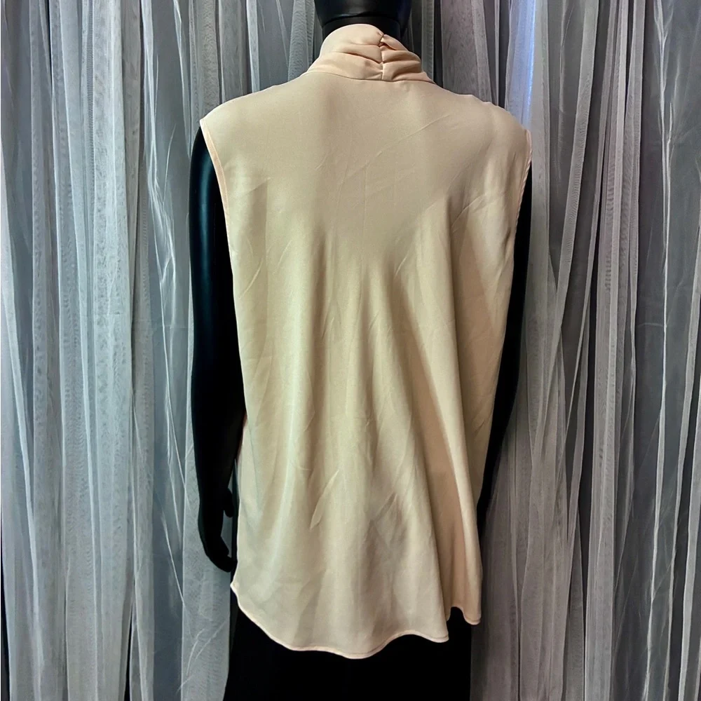 Nine West Cream Sleeveless Blouse - Picture 4 of 4